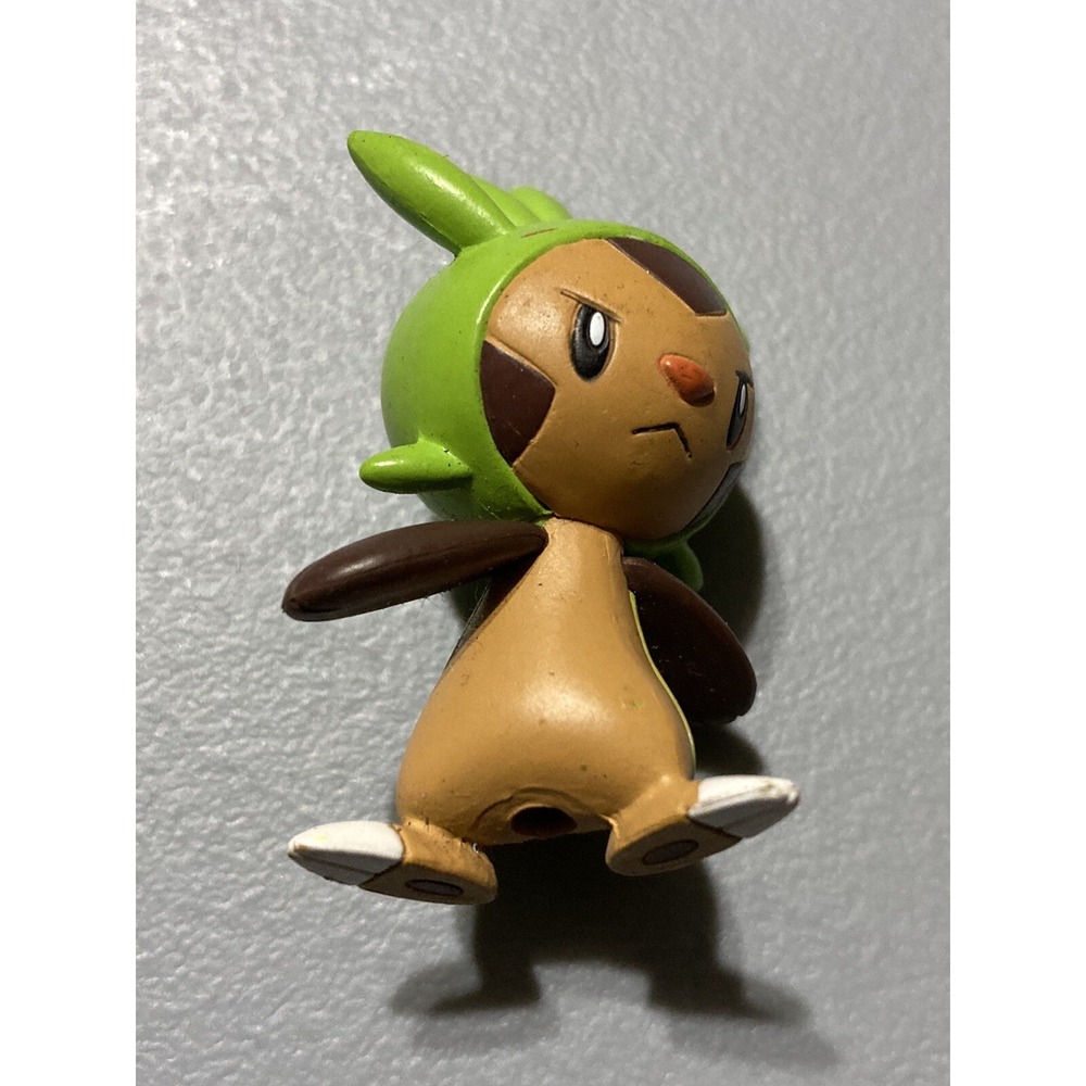 Rare 2015 TOMY UK Chespin Starter Pokemon Nintendo Mini Figure htt Toy Figurine - Picture 2 of 4